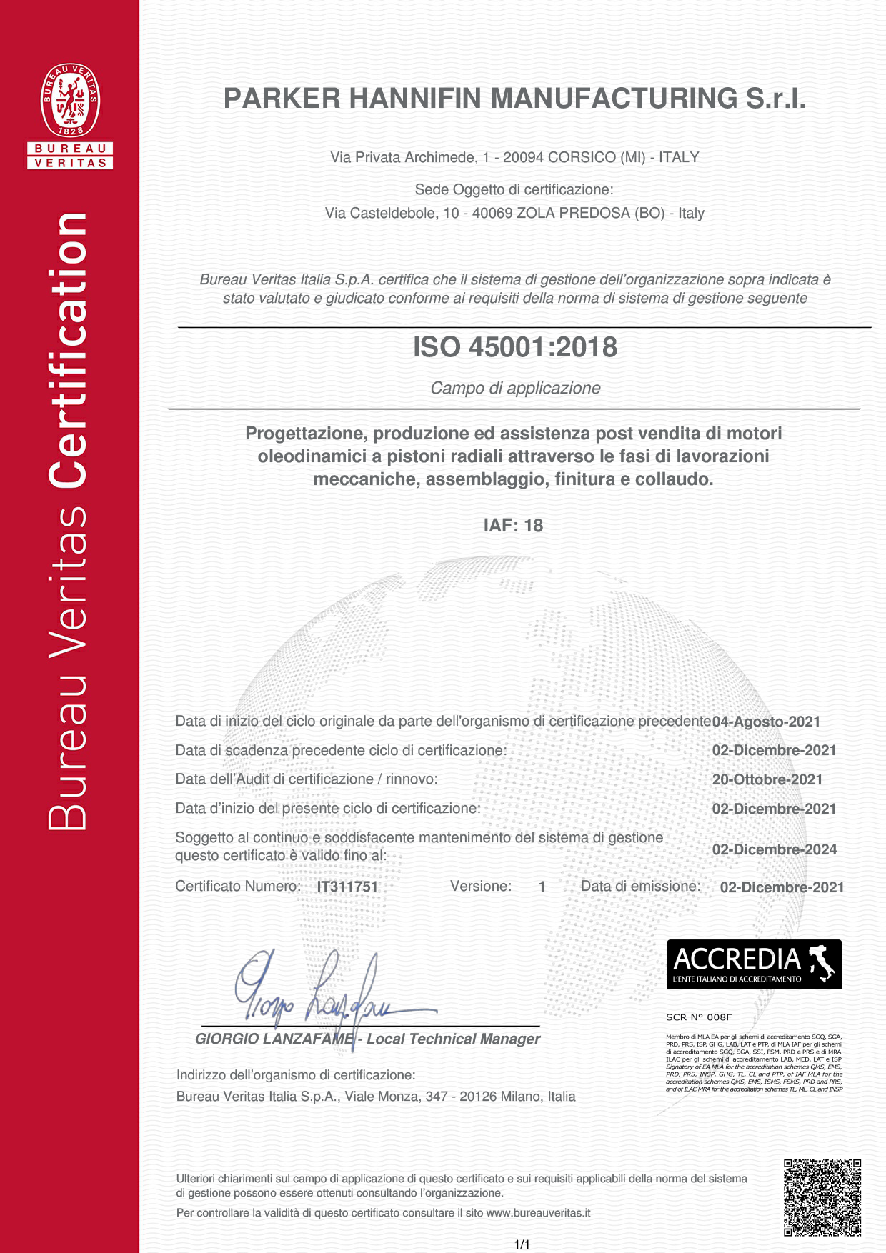 PMDE_Bologna_ISO_45001_Certificat